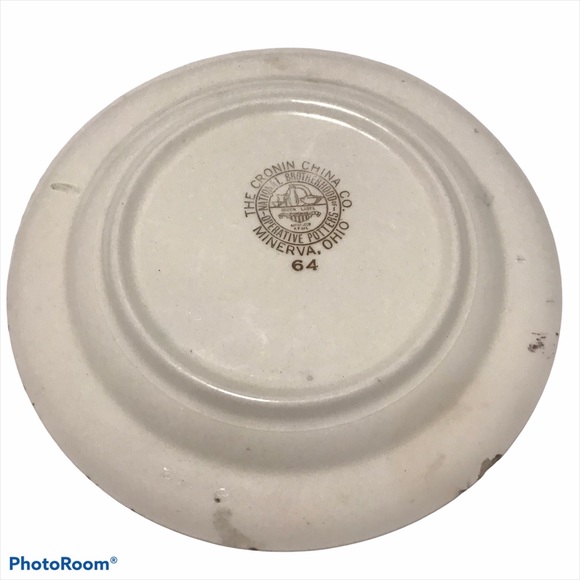 Vintage The Cronin China Co Mini 6.5” Plate - Picture 11 of 13